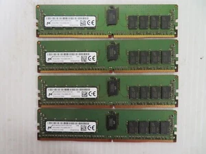 MICRON 64GB (4x16GB) Server Memory DDR4 ECC RAM Kit MTA18ASF2G72PDZ-2G6D1QG - Picture 1 of 2
