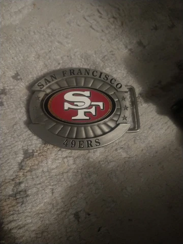 San Francisco 49er’s Calif NFL Football Siskiyou 2004 Sport Football Belt Buckle Cover