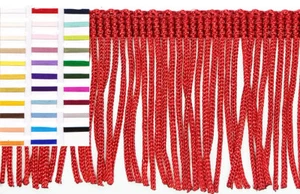 6 inch Chainette Fringe Trim 10 Yards in Various Colors Available - Picture 1 of 16