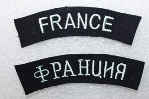 insigne de manches de l'escadrille Normandie Niémen ,FAFL ,Russie ,France libre - Picture 1 of 1