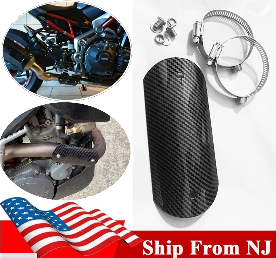 Protector protector térmico tubo silenciador escape moto + accesorios Foto 1 de 4