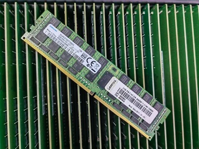 Lenovo 64GB DDR4 2400 Server LRDIMM RAM 4DRx4 PC4-19200 from Samsung 288pin - Image 1 of 2