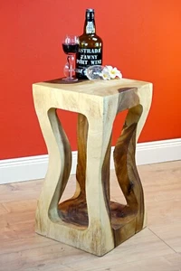 Wooden Side Table Solid Wood Stool Flower Stool - Picture 1 of 3
