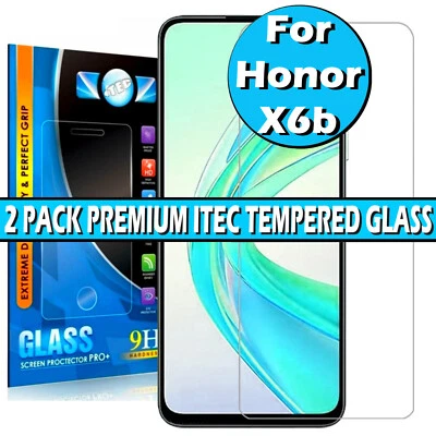 ITEC Screen Protector For Honor X6b Clear Gorilla Tempered Glass Cover