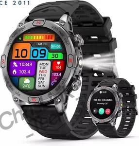 Smart Watch for Google Pixel 6a Military Tactical Sport Fitness Tracker - Picture 1 of 7