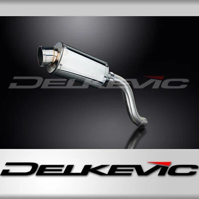 Triumph Speed Triple 955i 02-04 Slip On 9" Oval Stainless Exhaust Muffler Kit - Image 1 of 4