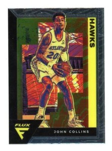 John Collins 2020-21 Panini Flux Fanatics Cracked Ice #5 NBA Hawks ID:47080