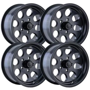 (Set-4) Ion 171 17x9 8x170 0mm Matte Black Wheels Rims 17 Inch - Picture 1 of 3