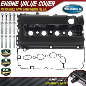 Cam Rocker Cover & Gasket for Opel Vauxhall Astra H Insignia A 1.6 1.8 55564395 - Picture 1 of 10