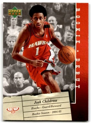 Tarjetas de baloncesto Josh Childress debut novato cubierta superior 2006-07 #1 Foto 1 de 2
