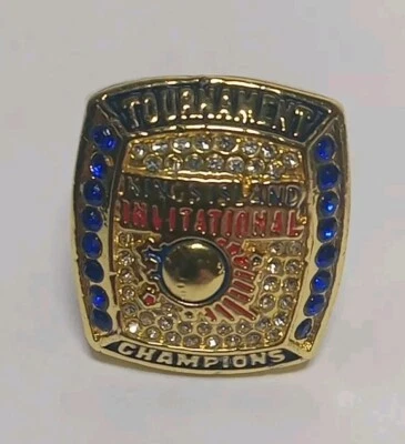 Anillo de diamantes de imitación de campeones de béisbol para hombre talla 10 Kings Island Invitational Foto 1 de 4