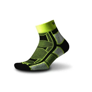 Thorlos Small Unisex Trail Running Lite Cushion Quarter Socks - Yellow Jacket - Picture 1 of 4