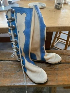 amazing footloose moccasins handmade renaissance sz 3 leather - Picture 1 of 6
