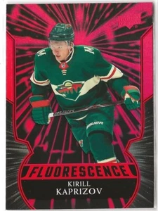 2020 2020-21 Upper Deck Fluorescence Red Rookie #FKK Kirill Kaprizov Minnesota - Picture 1 of 2