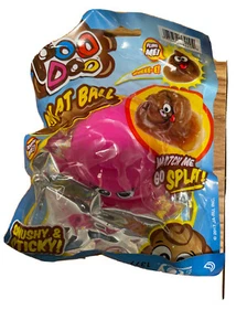 NEW PINK POO DOO SPLAT BALL POOP EMOJI POO SQUISHY STRESS TOY SNAPS BACK 2 SHAPE - Picture 1 of 2