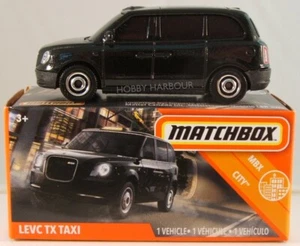 MATCHBOX POWER GRABS #6 LEVC TX Taxi, 2020 issue (NEW in BOX) - Picture 1 of 3