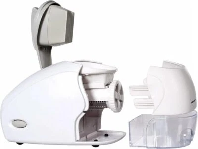 COSEDACASA Grattugia elettrica gratta Formaggio da Tavolo con Piedi Antiscivolo 250w