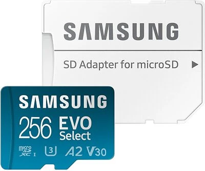 Samsung Electronics EVO Select 256GB MicroSDXC UHS-I U3 130MB/s Full HD & 4K UHD - Image 1 of 4