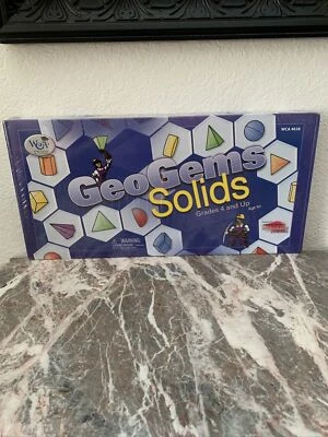 TEACH AT HOME With GeoGems Solids Game By WCA  Board game Grade 4 &up 2-4 player - Image 1 of 4