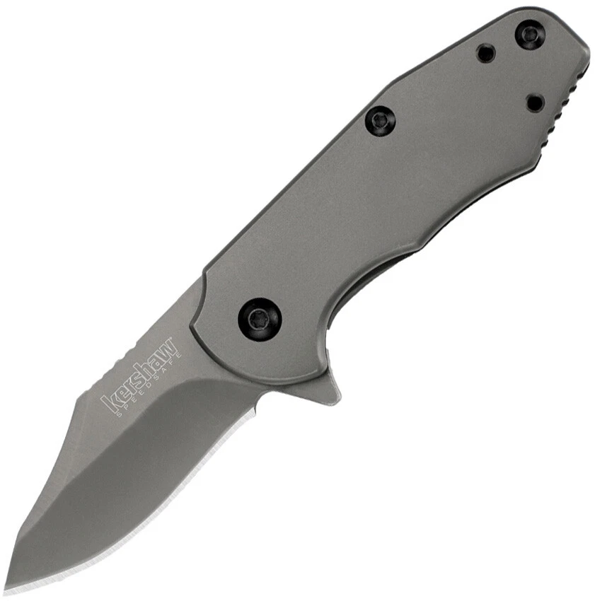 Navaja de bolsillo plegable de acero inoxidable gris A/O Kershaw Ember Framelock 8Cr13MoV  Foto 1 de 1