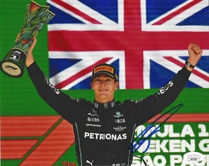 GEORGE RUSSELL SIGNED AUTOGRAPH 8X10 PHOTO MERCEDES AMG FORMULA ONE F1 JSA - Picture 1 of 2