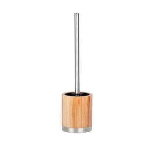 axentia Bonja WC-Granitur, Bambus, Braun, -Edelstahl - Bild 1 von 6