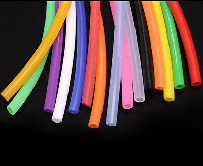 Colored Silicone Tube Food Grade Flexible Tubing Inner Dia. 5mm Outer Dia. 7mm  • 4.19£