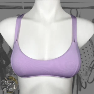 Athleta Womens Lilac Sporty Strappy South Swell Bikini Top Swimwear Size XXS - Picture 1 of 10