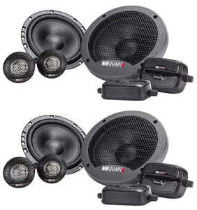2 Pairs MB QUART FSB216 6.5" 280 Watt Car Audio Component Speakers - Picture 1 of 7