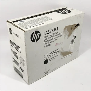 NEW Open-Box Genuine HP CE255XC Black LaserJet Print Cartridge for P3015 - Afbeelding 1 van 4