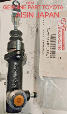 CILINDRO MAESTRO DE FRENO TOYOTA 47210-U2170-71 OEM AISIN PIEZA GENUINA TOYOTA JAPÓN Foto 1 de 4