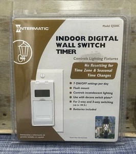 Intermatic INDOOR DIGITAL WALL SWITCH TIMER (Brand New | NIB | Factory Sealed) - Picture 1 of 3