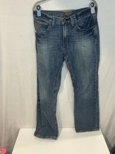 Ariat Denim M4 Uomo Stivaletto Taglio Jeans Elasticizzato Western Denim Taglia 32/32 Anticato - Foto 1 di 11