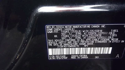 Motor soplador VIN F quinto dígito aventura compatible con 06-18 RAV4 11953988 Foto 1 de 4