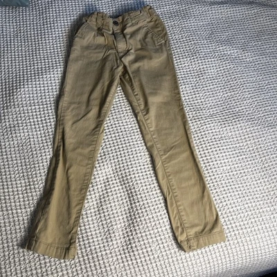 Pantalones Oshkosh b'gosh Caqui Niños Talla 7 Cintura Ajustable Foto 1 de 4