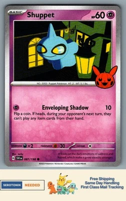 [STAMPED] Shuppet #87/198 - Trick or Trade BOOster - Pokemon TCG - 4475 - Image 1 of 2