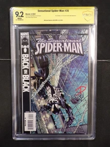 MARVEL COMICS SENSATIONAL SPIDER-MAN #35 DAN KEMP AUTOGRAPHED CBCS GRADED 9.2 - Picture 1 of 4