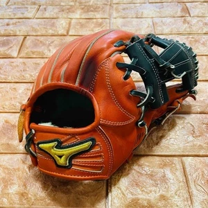 Mizuno pro 11.5 Infield Right Orange Custom Order AXI model - Picture 1 of 6