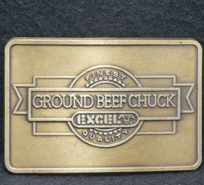 XA23119 VINTAGE AÑOS 70 *MANDRIL DE CARNE MOLIDA* HEBILLA DE CINTURÓN DE LATÓN DE LA MEJOR CALIDAD EXCELENTE Foto 1 de 2