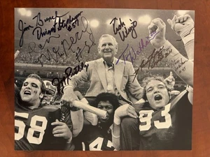 ALABAMA CRIMSON TIDE TEAM SIGNED 8 X 10 photo 1978 NAT'L CHAMPS!!! - Picture 1 of 1