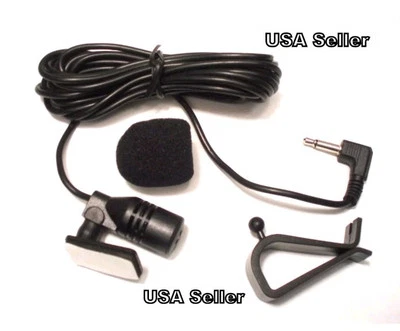 3.5mm Car Stereo External Microphone For Bluetooth Enabled Stereo Radio GPS DVD - Image 1 of 4