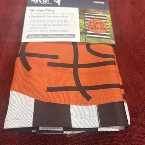 NEW  Style Garden Flag - 12.5" x 18"-Happy Halloween  Double sided Very Nice - Picture 1 of 10