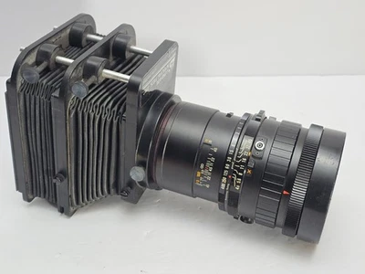 Mamiya-Sekor C 250mm f/4.5 Lens RB67 + Lindahl Bellows Macro Extension Unit - Image 1 of 4