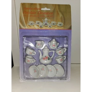 Mini Bone China Teeservice NOS 13 Teile Vintage - Bild 1 von 2
