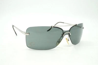 Dior Christian 47 Sunglasses Eyewear Rhinestone Frameless Metal Silver *Mad2199 - Image 1 of 4