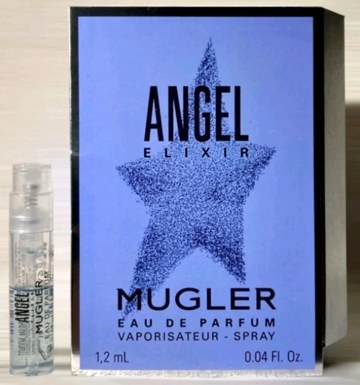 Mugler Angel Elixir Eau de Parfum Muestra Spray .04oz, 1.2ml Nuevo en Tarjeta Foto 1 de 1