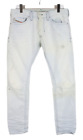 DIESEL Thanaz Slim-Skinny 8880L Jeans Men's W32/L32 Ripped Pinstriped