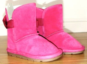 NEU MIT ETIKETT MÄDCHEN NEXT ROSA WILDLEDER STIEFEL UK 6 EUR 23 NEU SCHUHE GUMMISTIEFEL OBERTEIL MANTEL JACKE - Bild 1 von 6