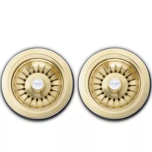 Shaws 90mm Bronce Antiguo 2x Cesta Colador Residuos SHA/BSW/AB-X2 - Imagen 1 de 1