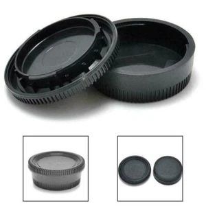 Rear Lens Cap + Front body cap cover For all Nikon O3M4 DSLR camera M5O6} P8B1 - Picture 1 of 6